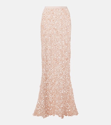 Maxirock Obie aus Häkelstrick | Norma Kamali