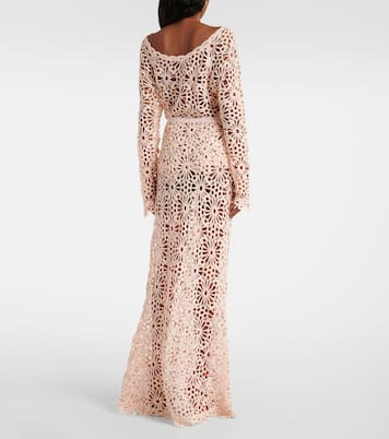 Maxirock Obie aus Häkelstrick | Norma Kamali