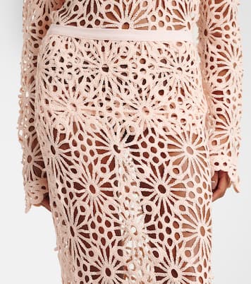 Maxirock Obie aus Häkelstrick | Norma Kamali