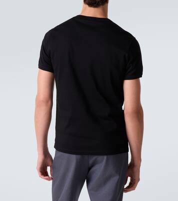 T-shirt Triangle in jersey di cotone | Prada