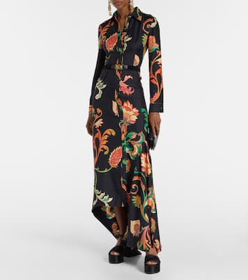 Carol 35 satin platform sandals | Gianvito Rossi