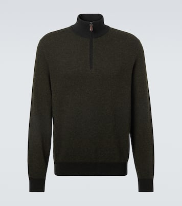 Roadster cashmere half-zip sweater | Loro Piana