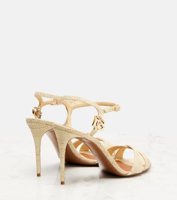 Raffia-effect sandals  | Dolce&Gabbana