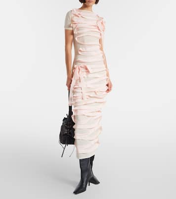 Ribbon-detail midi dress | Acne Studios