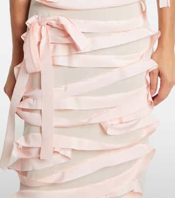 Ribbon-detail midi dress | Acne Studios