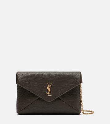 Cassandre Mini leather shoulder bag | Saint Laurent