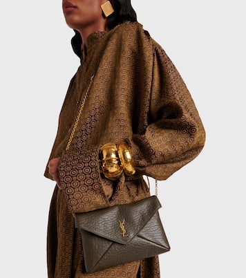 Cassandre Mini leather shoulder bag | Saint Laurent