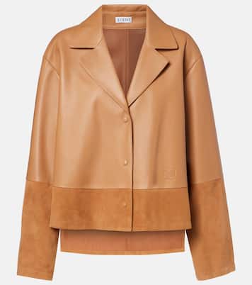 Veste Pyjama en cuir et daim | Loewe