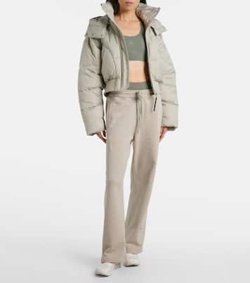 Wattierte Cropped-Jacke | Adidas by Stella McCartney