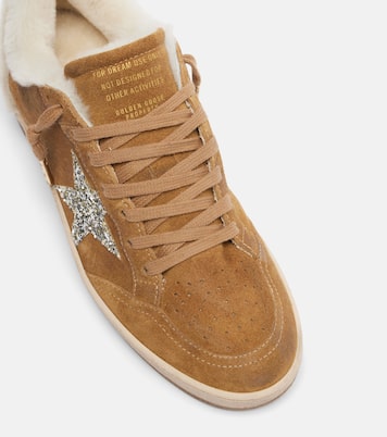 Baskets Ball Star en daim et shearling | Golden Goose