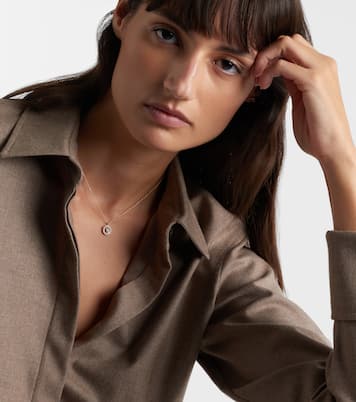 Rêve Simple 18kt gold necklace with diamonds  | Sophie Bille Brahe