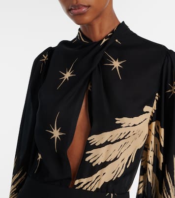 Printed silk maxi dress | Johanna Ortiz