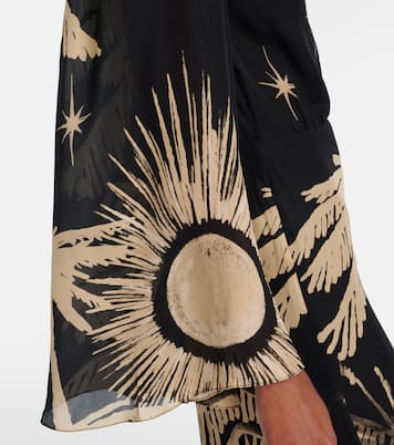 Printed silk maxi dress | Johanna Ortiz