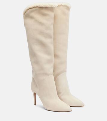 Gaia 85 suede knee-high boots | Paris Texas