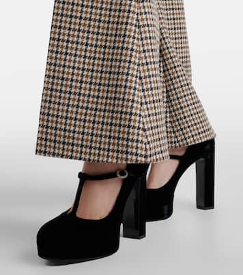 Pumps Marene 120 in velluto con plateau  | Jimmy Choo