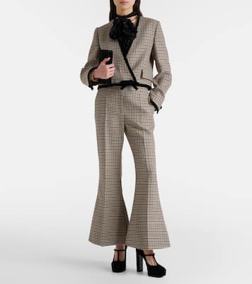 Pumps Marene 120 in velluto con plateau  | Jimmy Choo