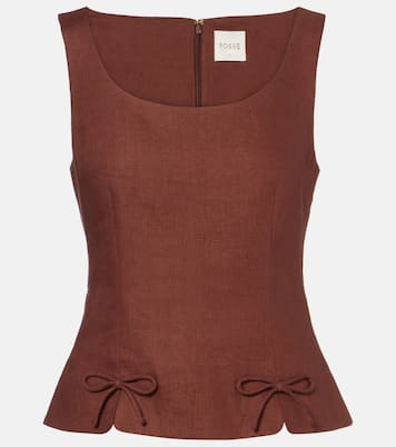 Sabine linen top | Posse