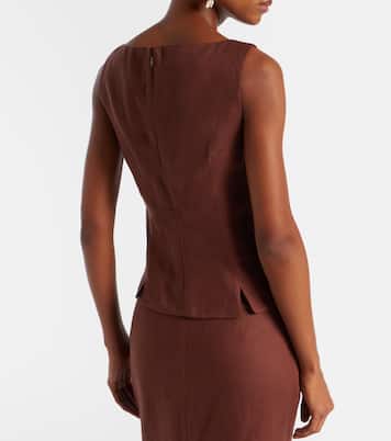 Sabine linen top | Posse