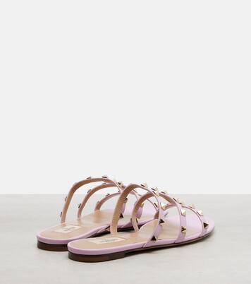 Sandalen Rockstud aus Leder | Valentino Garavani
