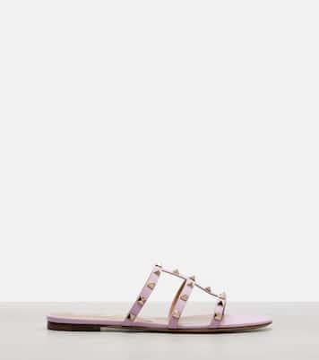 Sandalen Rockstud aus Leder | Valentino Garavani