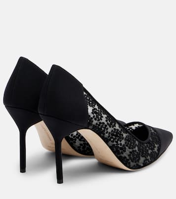 Capcour 90 lace pumps | Manolo Blahnik