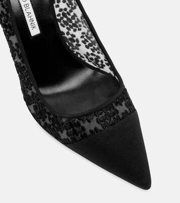 Capcour 90 lace pumps | Manolo Blahnik