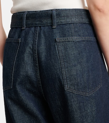 Twisted belted barrel-leg jeans | Lemaire