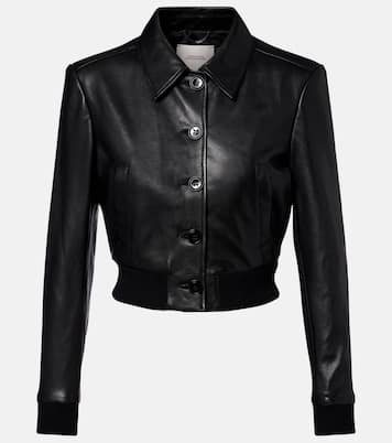 Cropped-Blouson Sleek Statement aus Leder | Dorothee Schumacher