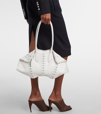 Manta Medium leather shoulder bag | McQueen