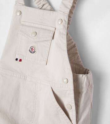 Baby Latzhose aus Twill | Moncler Enfant