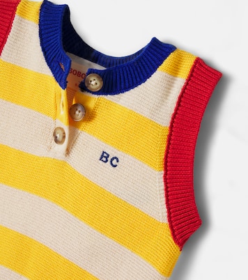 Baby BC striped cotton playsuit | Bobo Choses