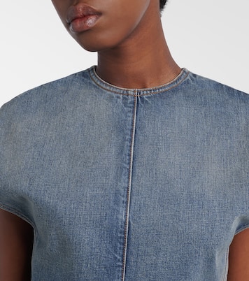 Top court en denim | Alaïa