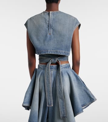 Top court en denim | Alaïa