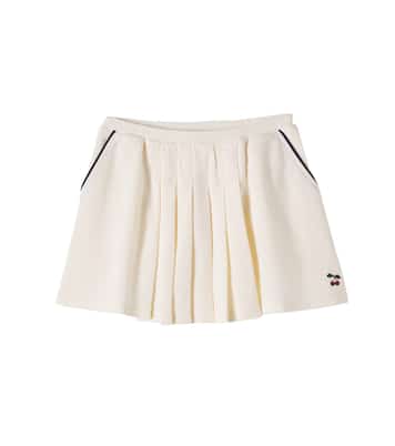 Florita pleated cotton-blend skirt | Konges Sløjd