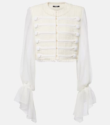 Silk-trimmed bouclé jacket | Balmain