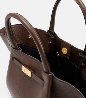 New York Small leather tote bag | DeMellier