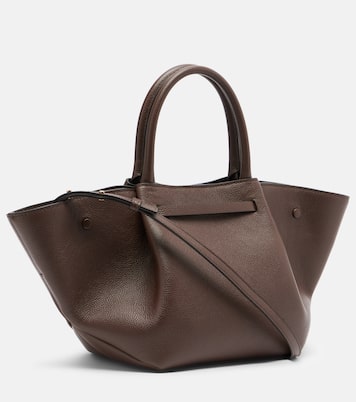 New York Small leather tote bag | DeMellier