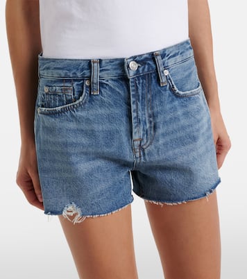 June denim shorts | 7 For All Mankind