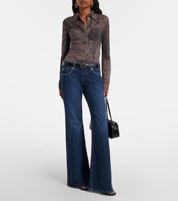 Jeans flared de tiro bajo | 7 For All Mankind