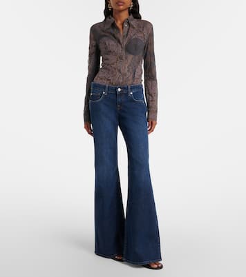 Jeans flared de tiro bajo | 7 For All Mankind
