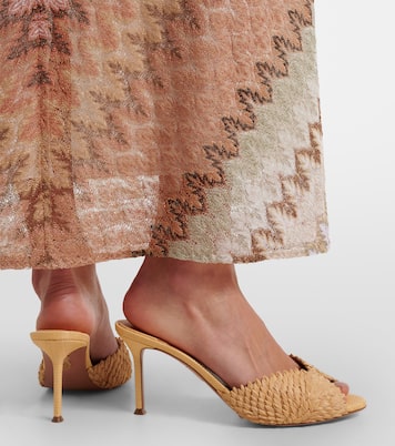 Rio Flirt raffia mules | Aquazzura