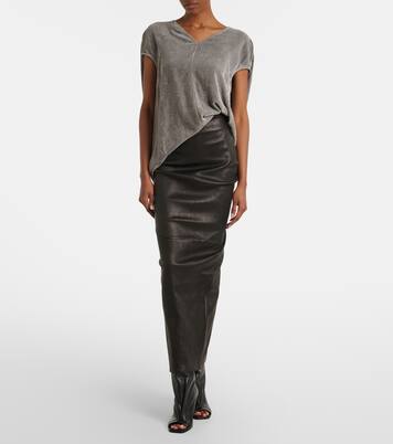 Floating velvet top | Rick Owens