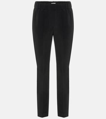 Cropped-Hose aus einem Seidengemisch | Brunello Cucinelli