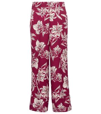 Pantalon ample Structured Florals à taille haute | Dorothee Schumacher