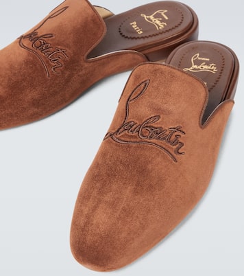 Mules Navy Coolito Flat | Christian Louboutin