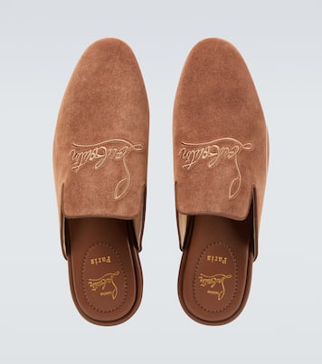 Mules Navy Coolito Flat | Christian Louboutin