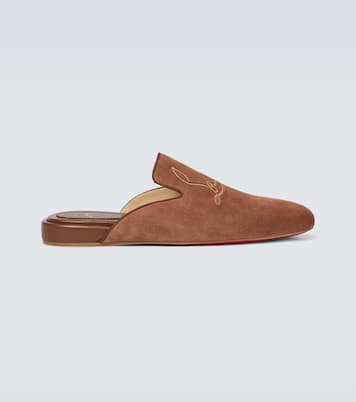 Mules Navy Coolito Flat | Christian Louboutin