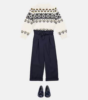 Pantalon ample Natalia en flanelle | Bonpoint