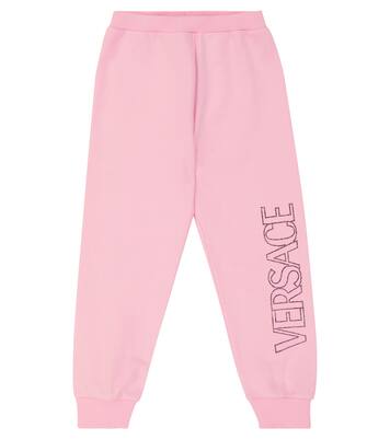 Logo cotton sweatpants | Versace Kids