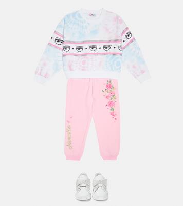 Printed cotton-blend sweatpants | Monnalisa